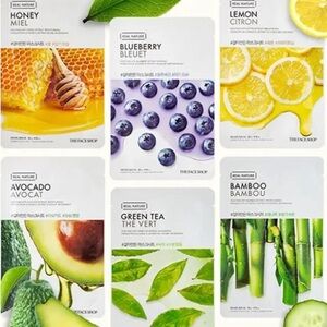 Real Nature Skincare Mask Set - Multicolor